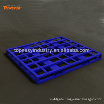 Powder coated single faced steel stack pallet industrial pallet